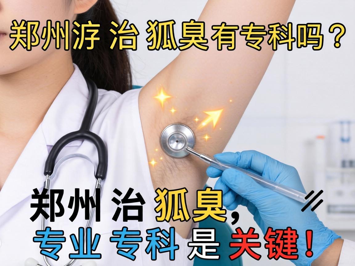 郑州治狐臭有专科吗？郑州治狐臭，专业专科是关键！