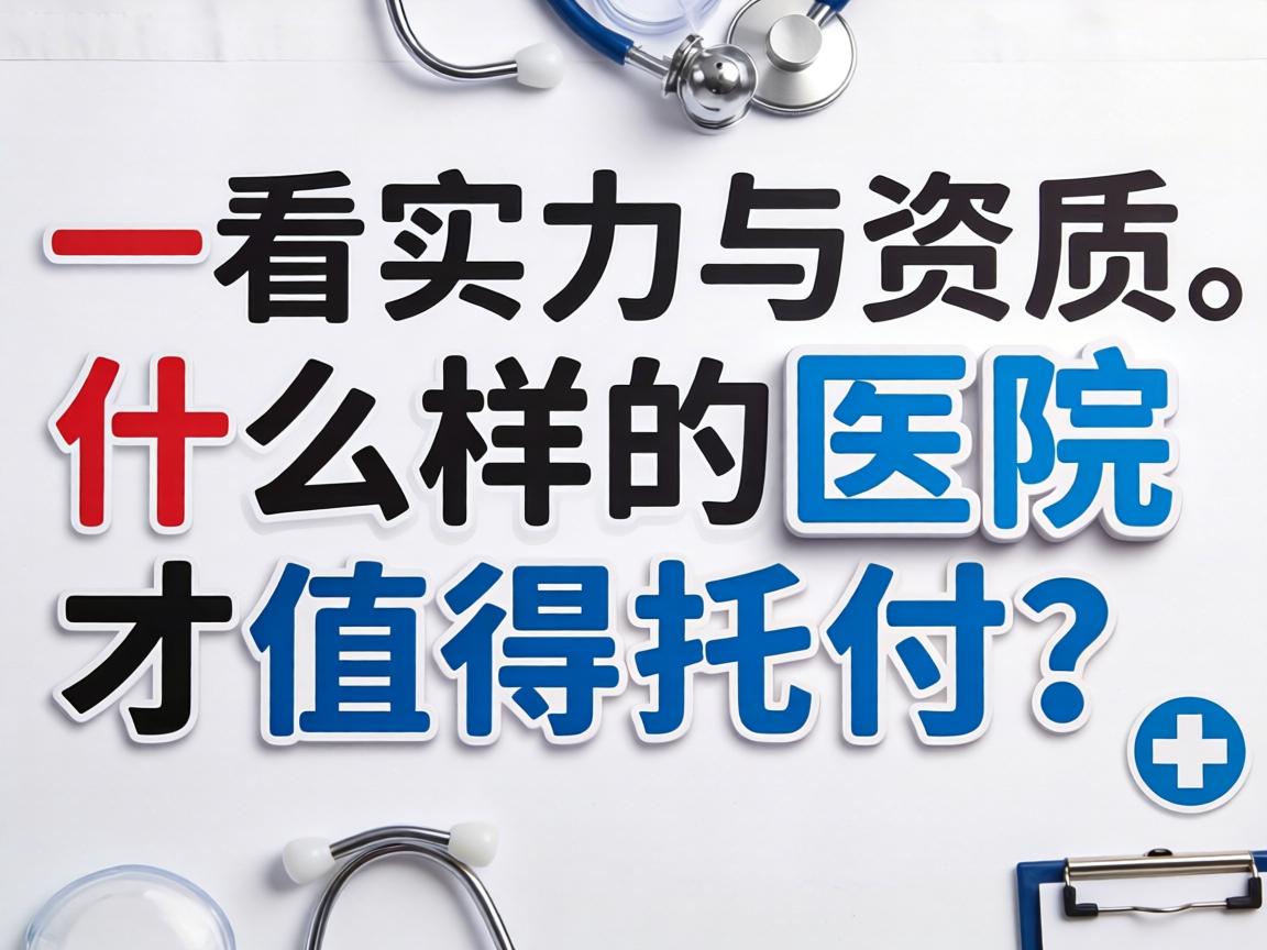 第一块，看实力与资质。什么样的医院才值得托付？