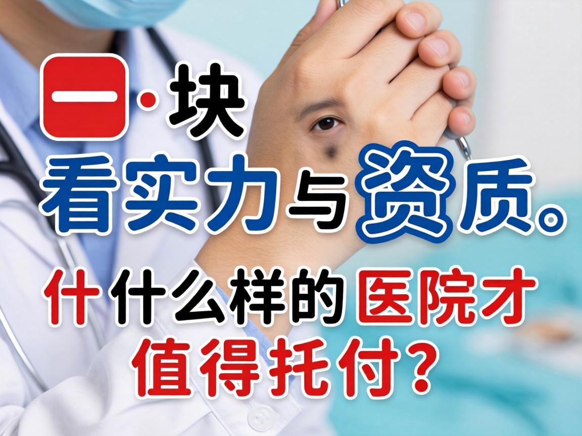 第一块，看实力与资质。什么样的医院才值得托付？