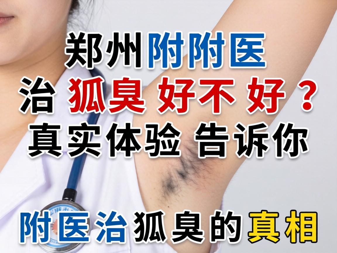 郑州附医治狐臭好不好？真实体验告诉你附医治狐臭的真相