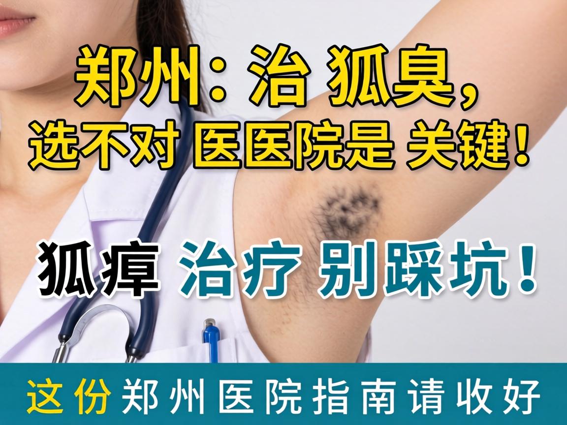 郑州治狐臭,选对医院是关键!狐臭治疗别踩坑,这份郑州医院指南请收好 郑州治狐臭,选对医院是关键!狐臭治疗别踩坑,这份郑州医院指南请收好