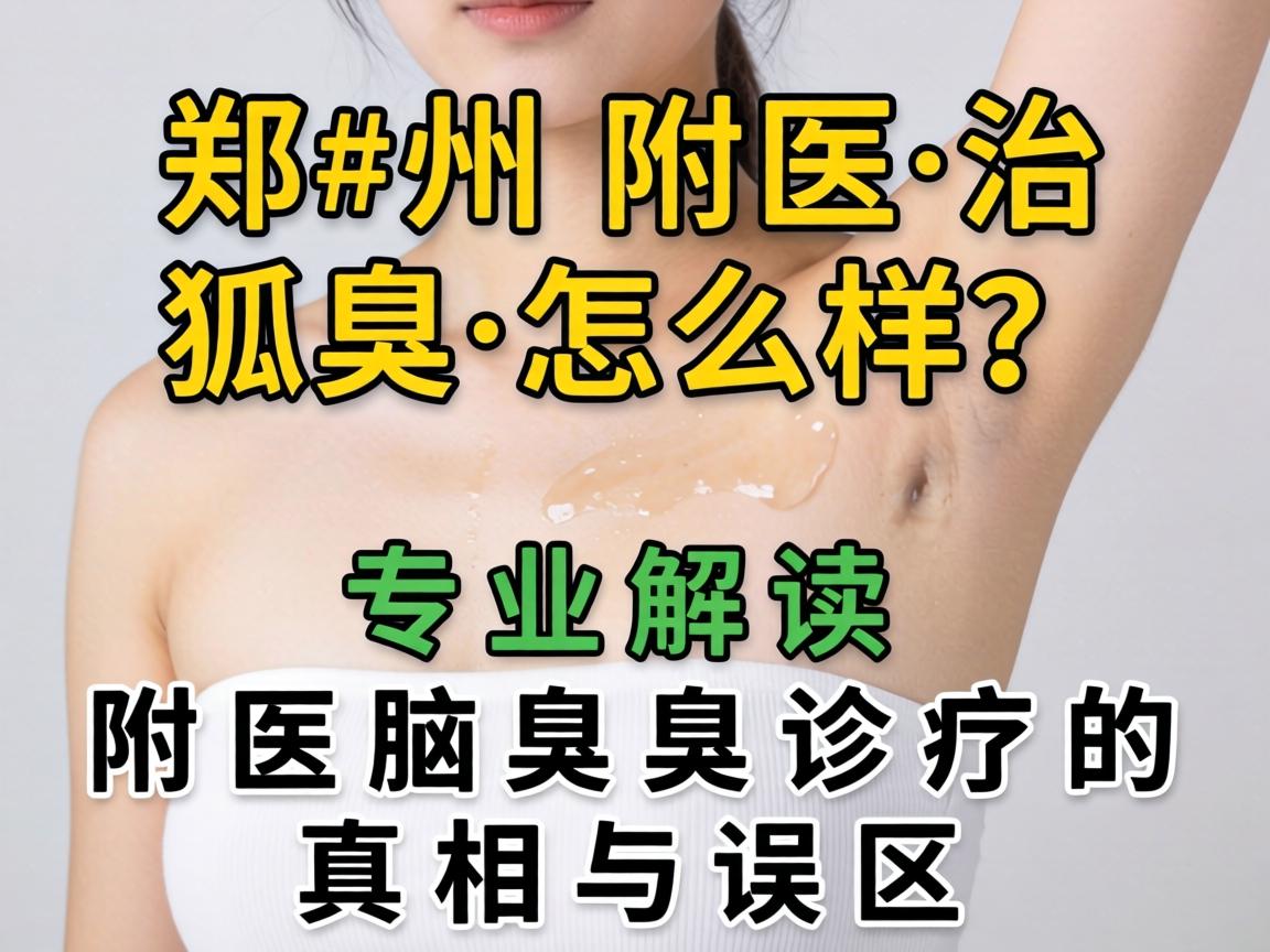 郑州附医治狐臭怎么样?专业解读附医腋臭诊疗的真相与误区 郑州附医治狐臭怎么样?专业解读附医腋臭诊疗的真相与误区