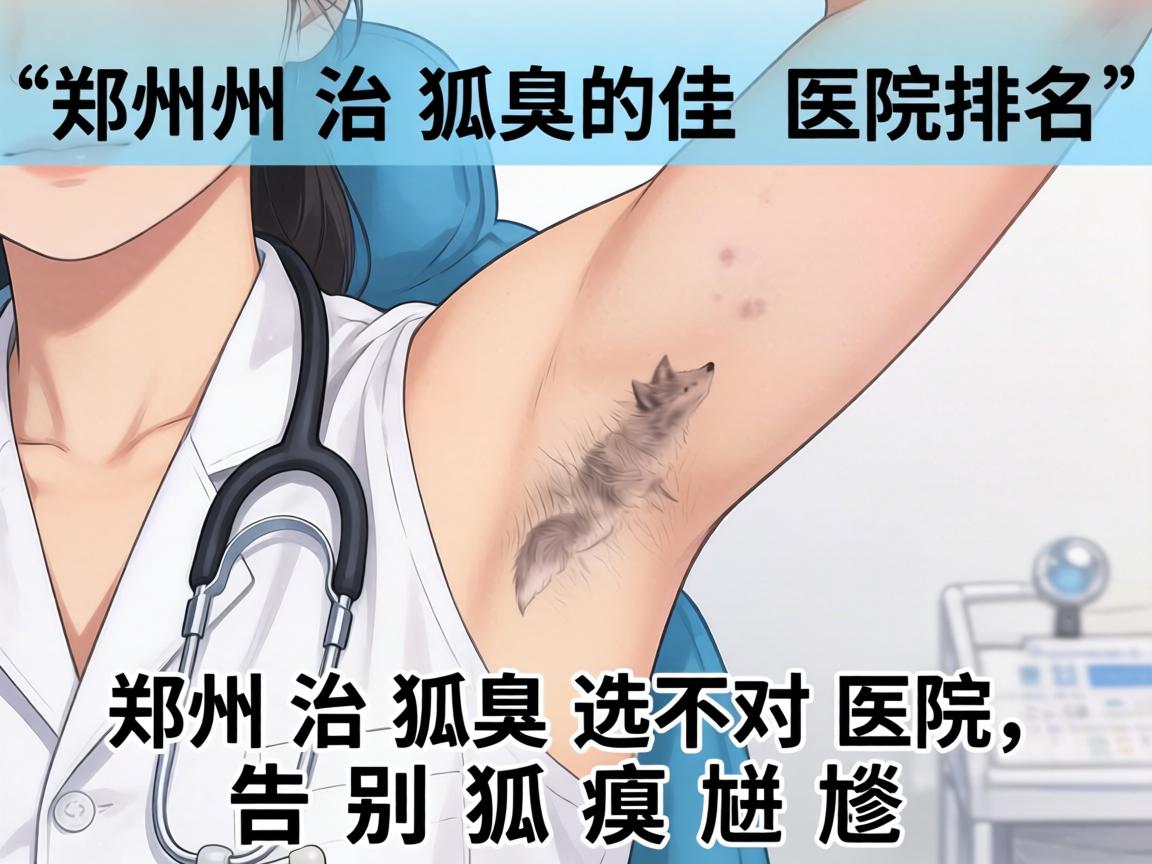 郑州治狐臭的佳医院排名，郑州治狐臭选对医院，告别狐臭尴尬