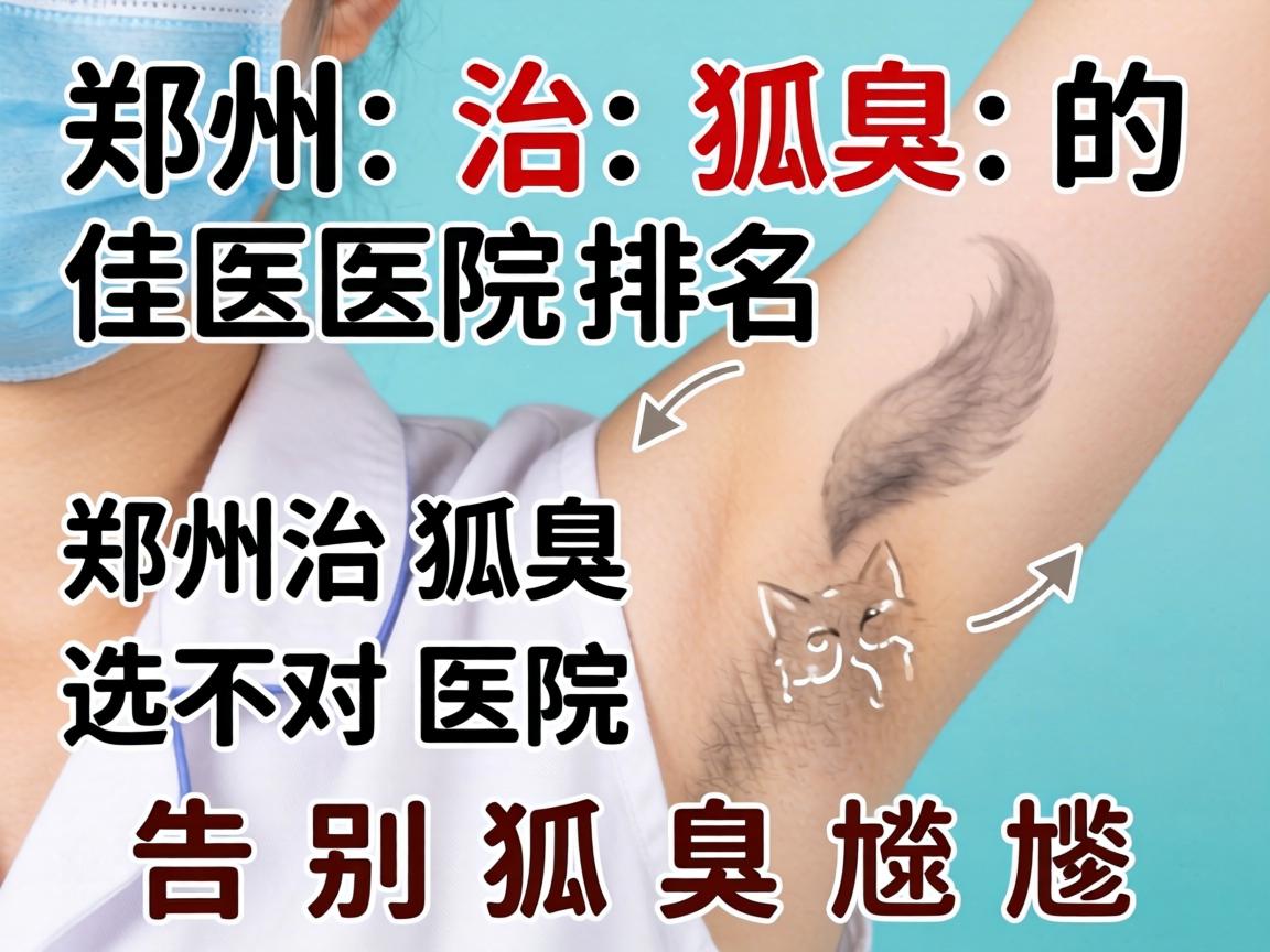 郑州治狐臭的佳医院排名，郑州治狐臭选对医院，告别狐臭尴尬