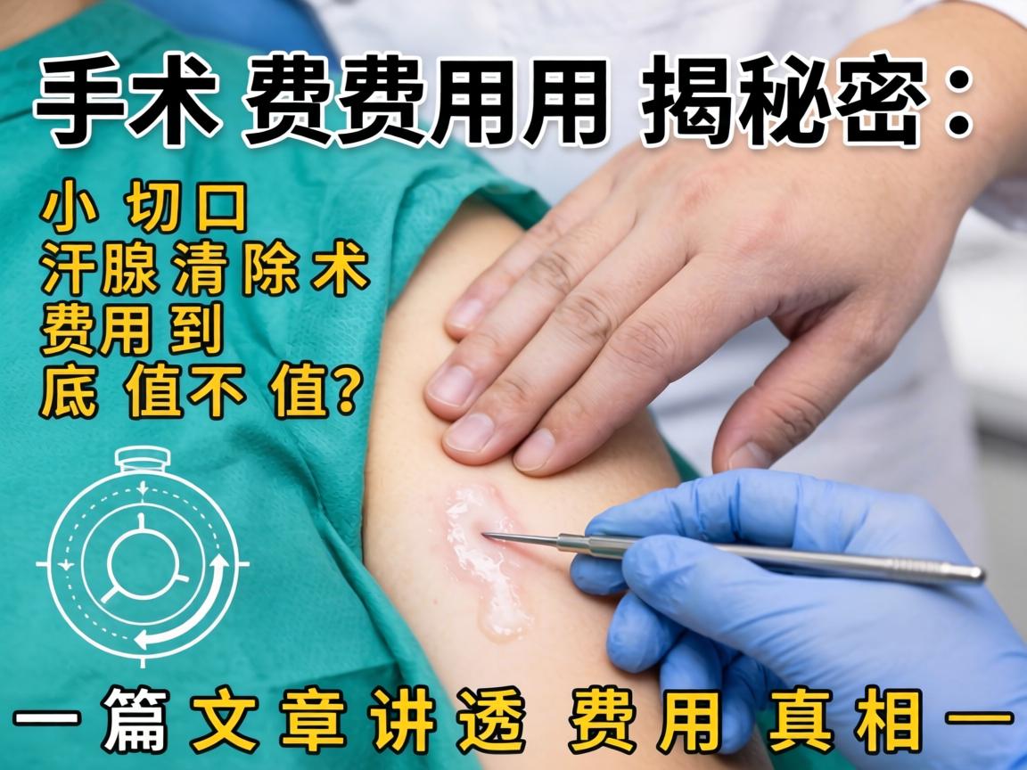 腋臭手术费用揭秘,小切口汗腺清除术费用到底值不值?一篇文章讲透费用真相 腋臭手术费用揭秘,小切口汗腺清除术费用到底值不值?一篇文章讲透费用真相