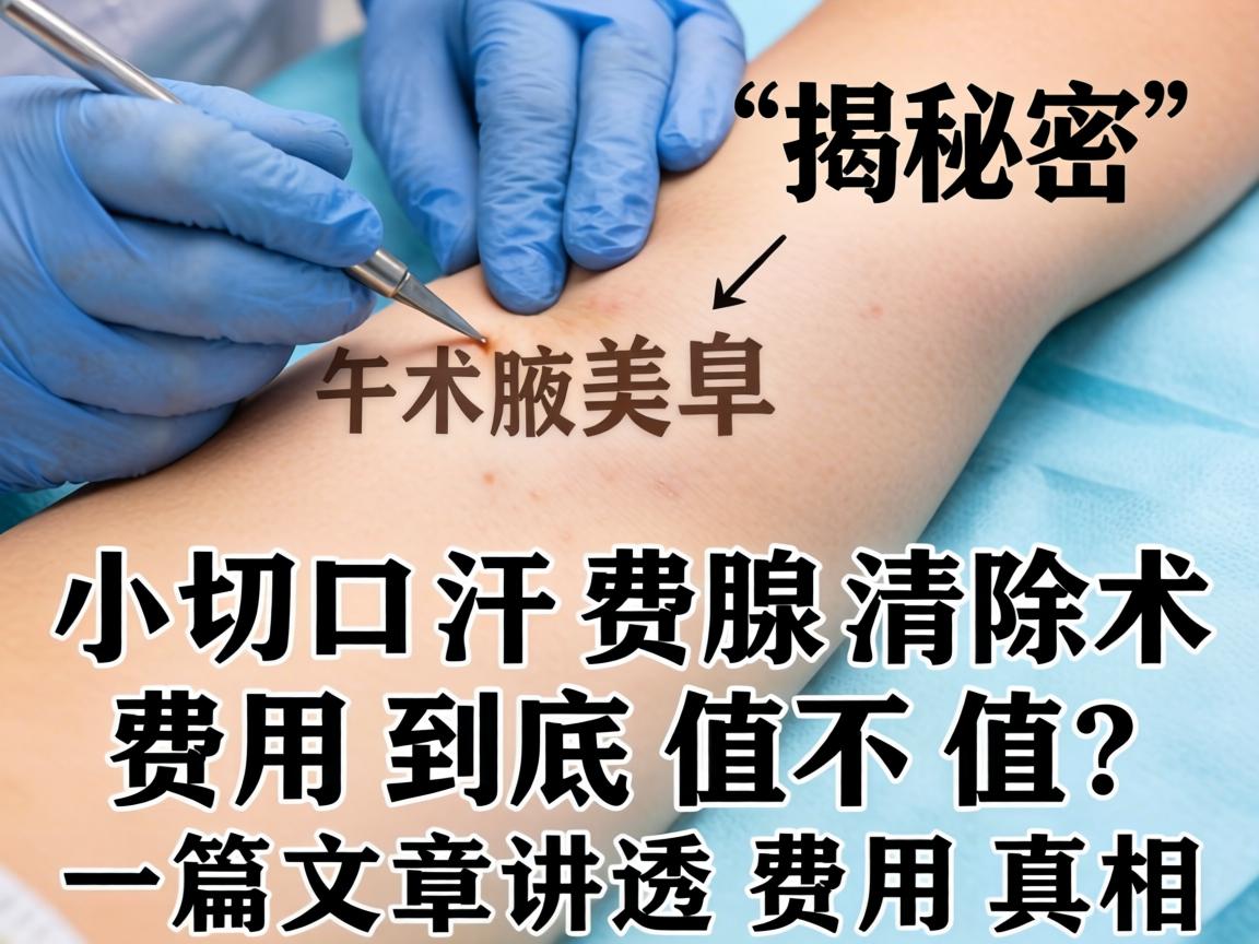 腋臭手术费用揭秘,小切口汗腺清除术费用到底值不值?一篇文章讲透费用真相 腋臭手术费用揭秘,小切口汗腺清除术费用到底值不值?一篇文章讲透费用真相