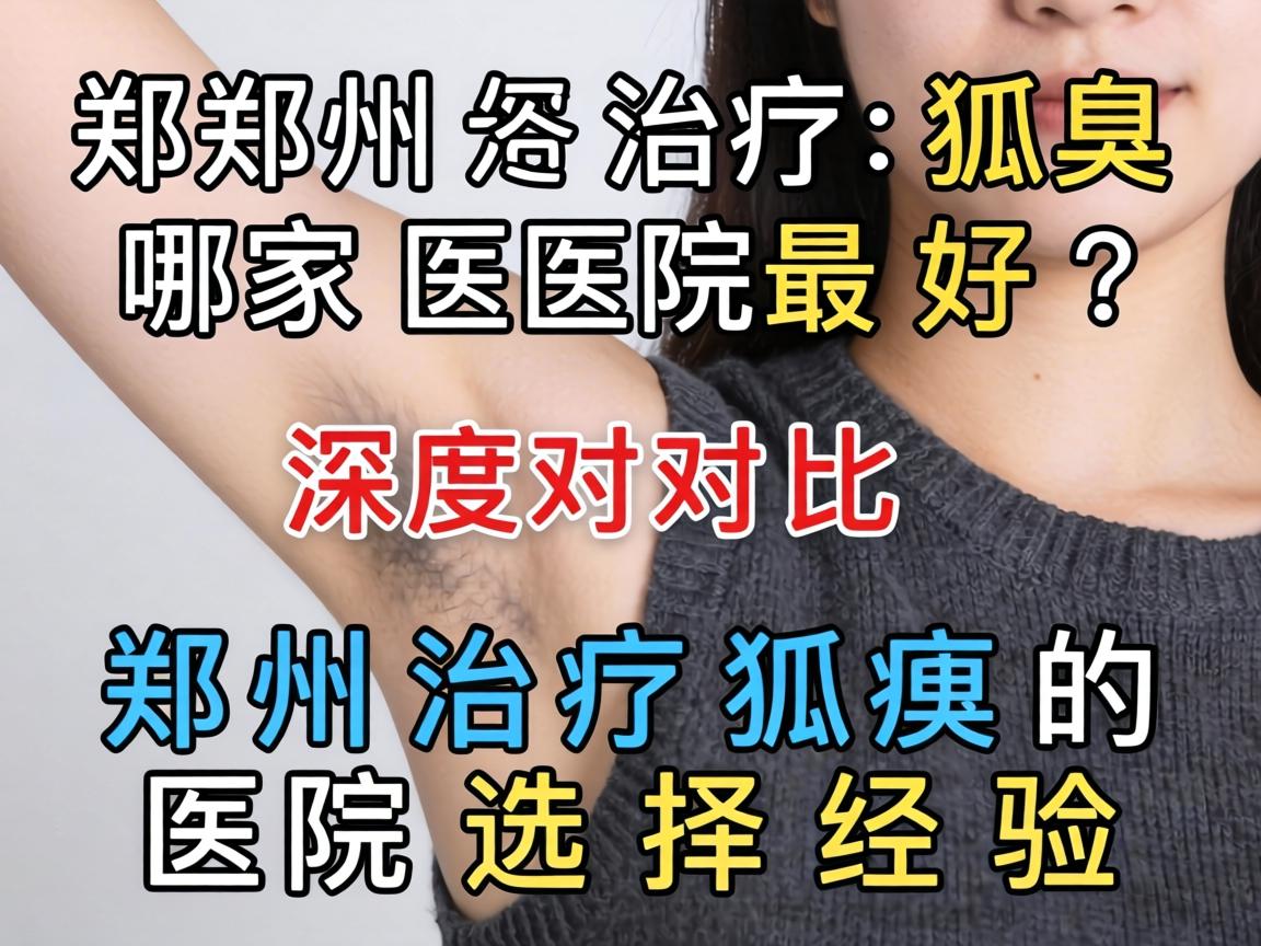 郑州治疗狐臭哪家医院最好？深度对比郑州治疗狐臭的医院选择经验