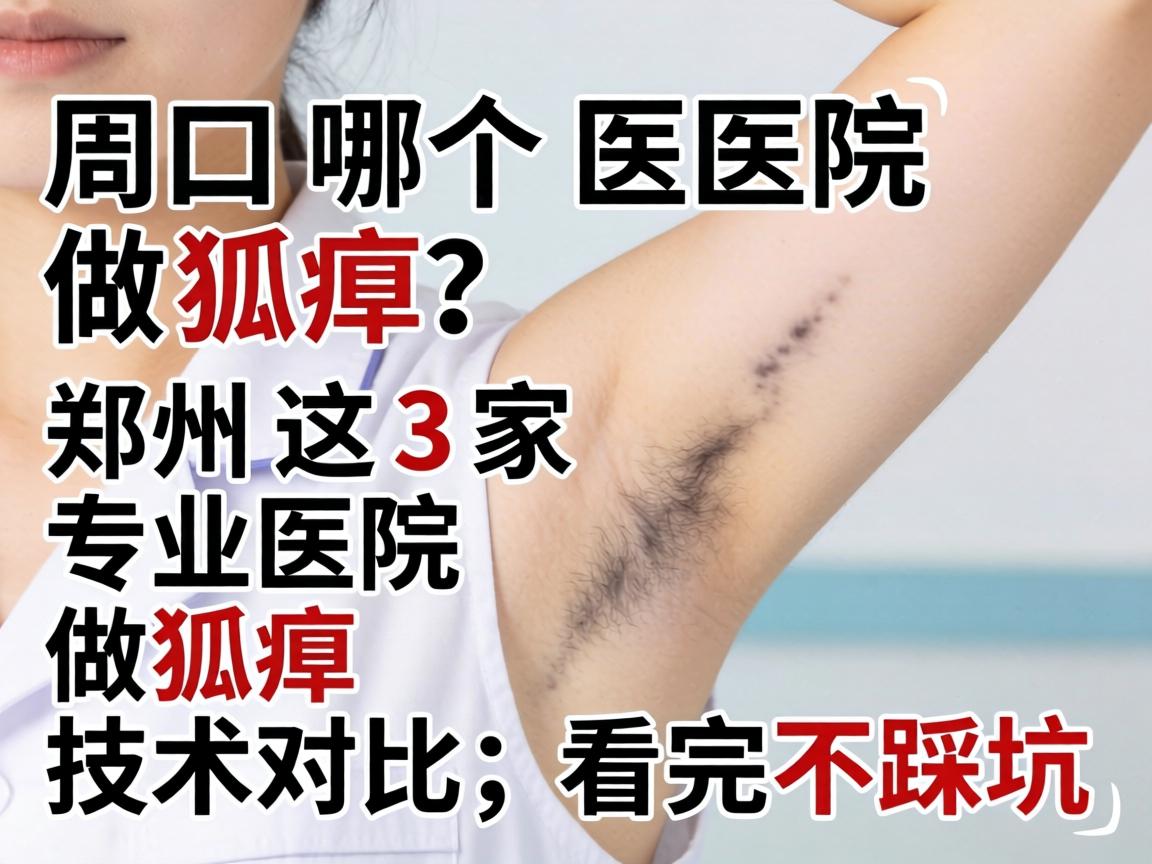 周口哪个医院做狐臭？郑州这3家专业医院做狐臭技术对比，看完不踩坑