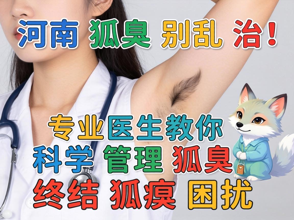 河南狐臭别乱治！专业医生教你科学管理狐臭，终结狐臭困扰