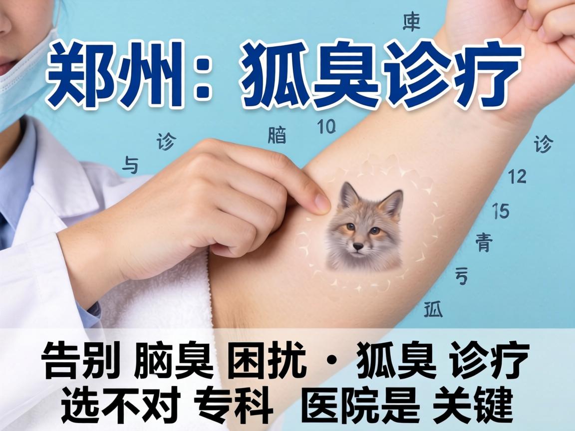 郑州狐臭诊疗，告别腋臭困扰，狐臭诊疗选对专科医院是关键