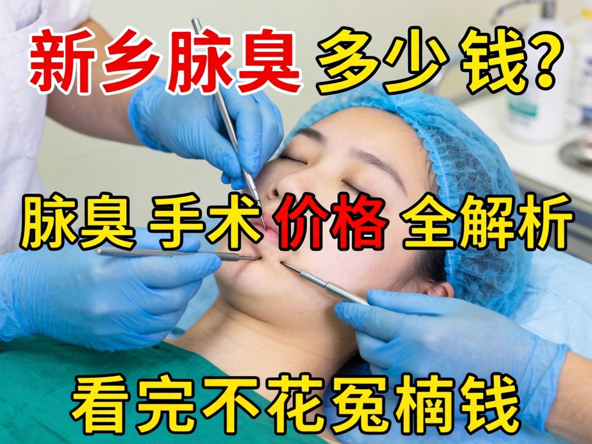 新乡腋臭手术多少钱？腋臭手术价格全解析，看完不花冤枉钱