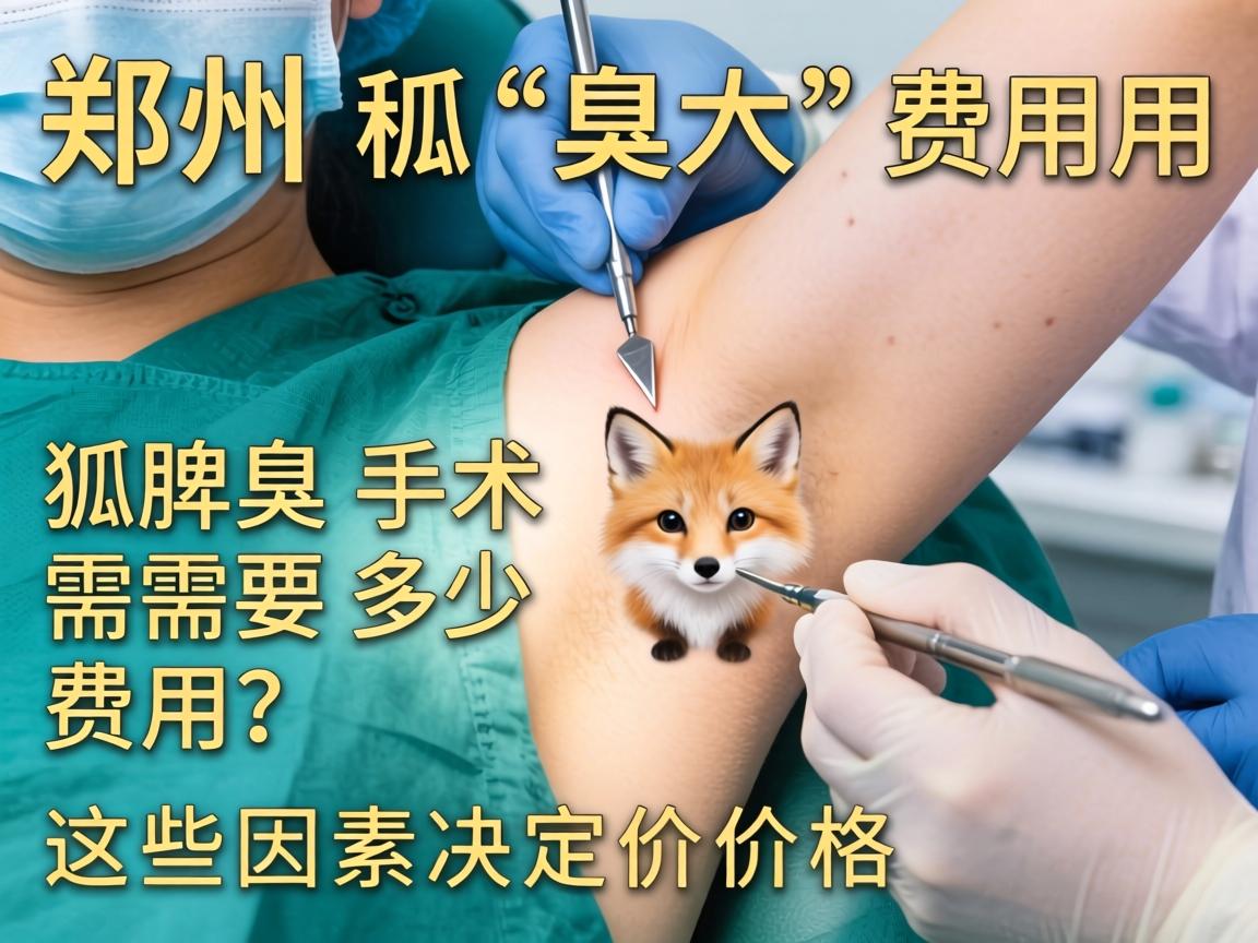 郑州狐臭手术费用大揭秘，狐臭手术需要多少费用？这些因素决定价格