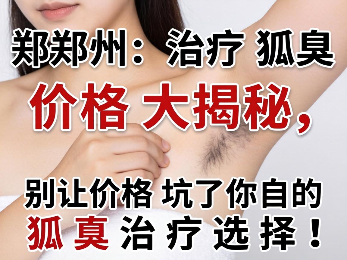 郑州治疗狐臭价格大揭秘，别让价格坑了你的狐臭治疗选择！