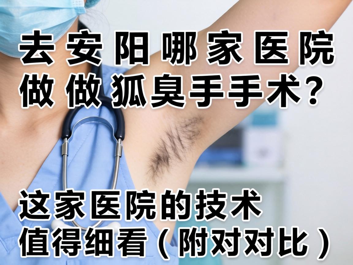 去安阳哪家医院做狐臭手术？这家医院的技术值得细看（附对比）