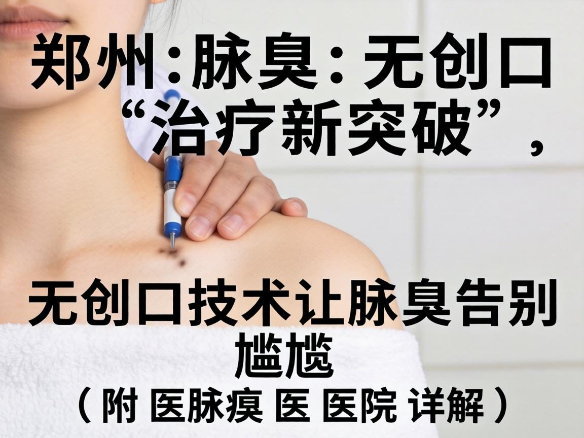 郑州腋臭无创口治疗新突破，无创口技术让腋臭告别尴尬（附医腋臭医院详解）