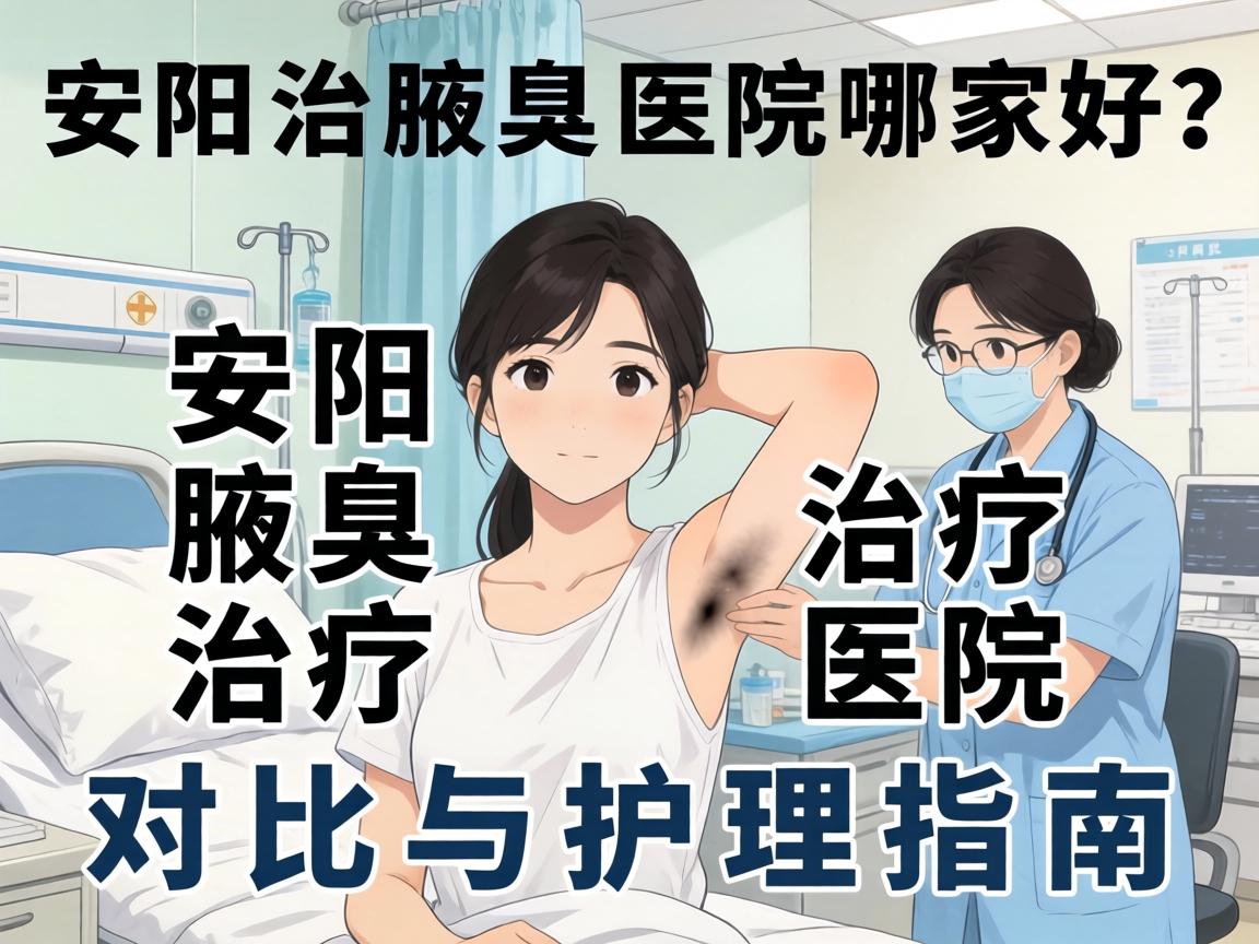 安阳治腋臭医院哪家好？安阳腋臭治疗医院对比与护理指南
