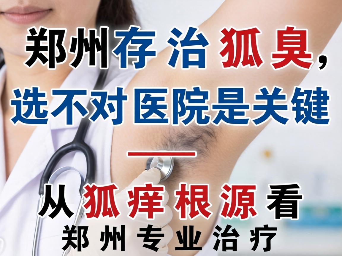 郑州治狐臭，选对医院是关键—从狐臭根源看郑州专业治疗
