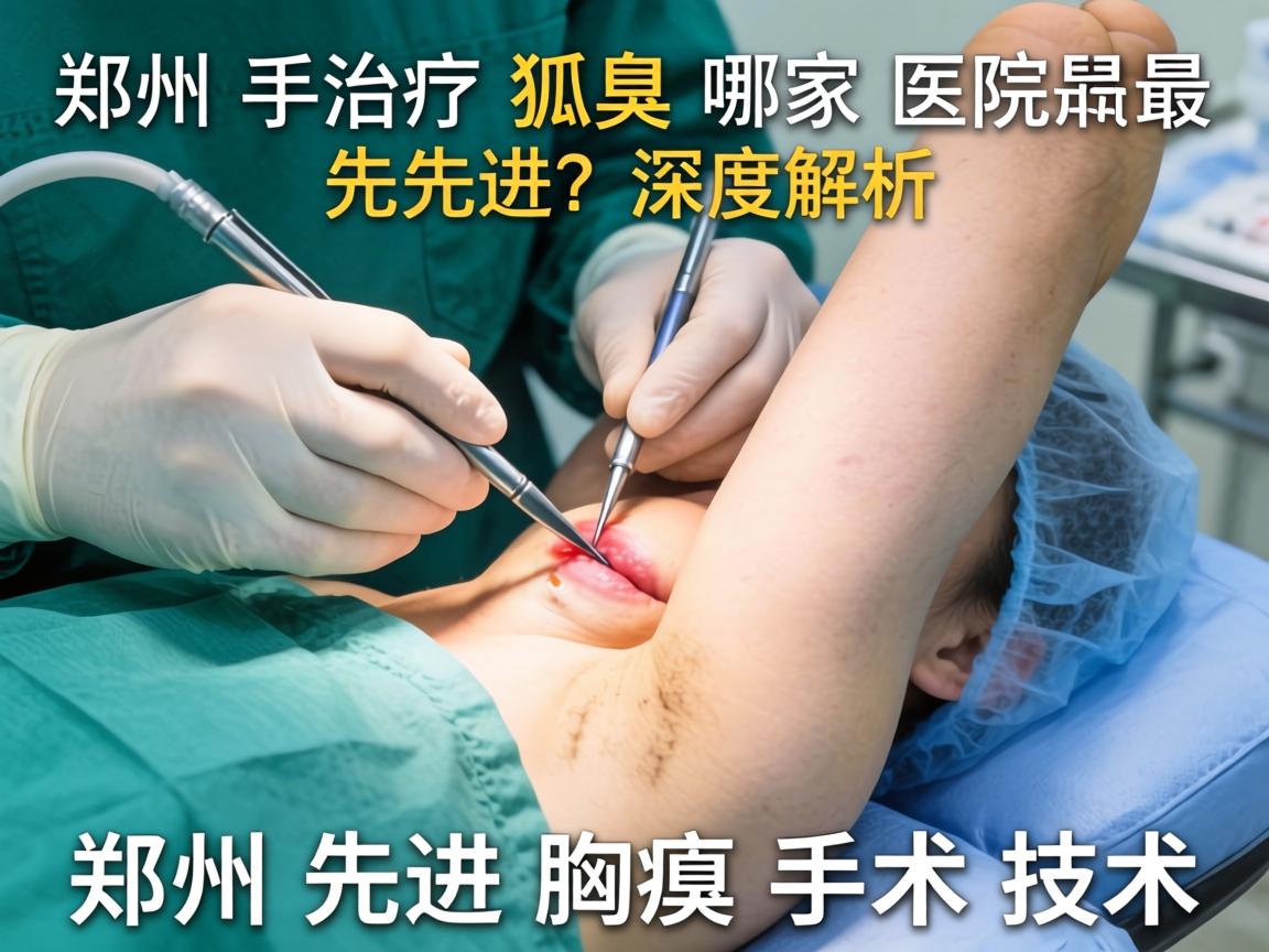 郑州手术治疗狐臭哪家医院最先进？深度解析郑州先进腋臭手术技术