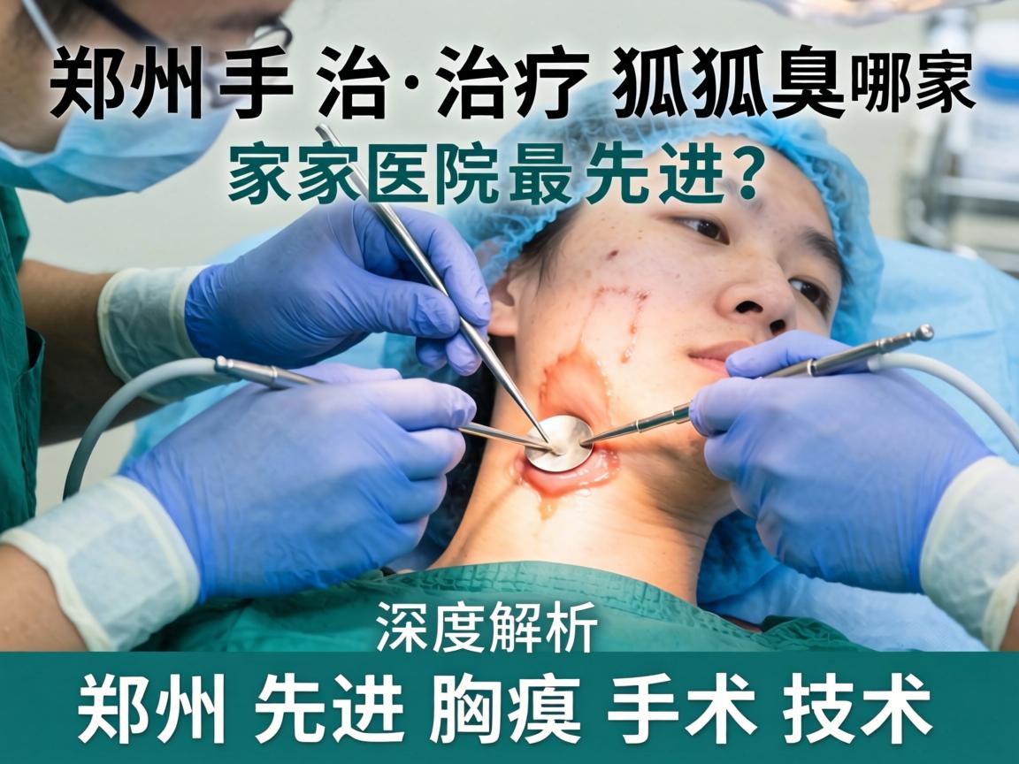 郑州手术治疗狐臭哪家医院最先进？深度解析郑州先进腋臭手术技术