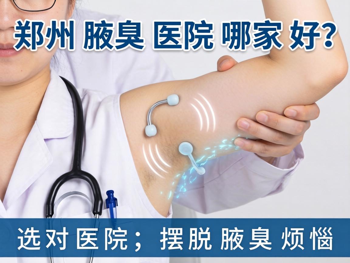 郑州腋臭医院哪家好？选对医院，摆脱腋臭烦恼