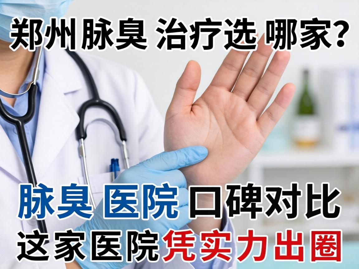 郑州腋臭治疗选哪家？腋臭医院口碑对比，这家医院凭实力出圈