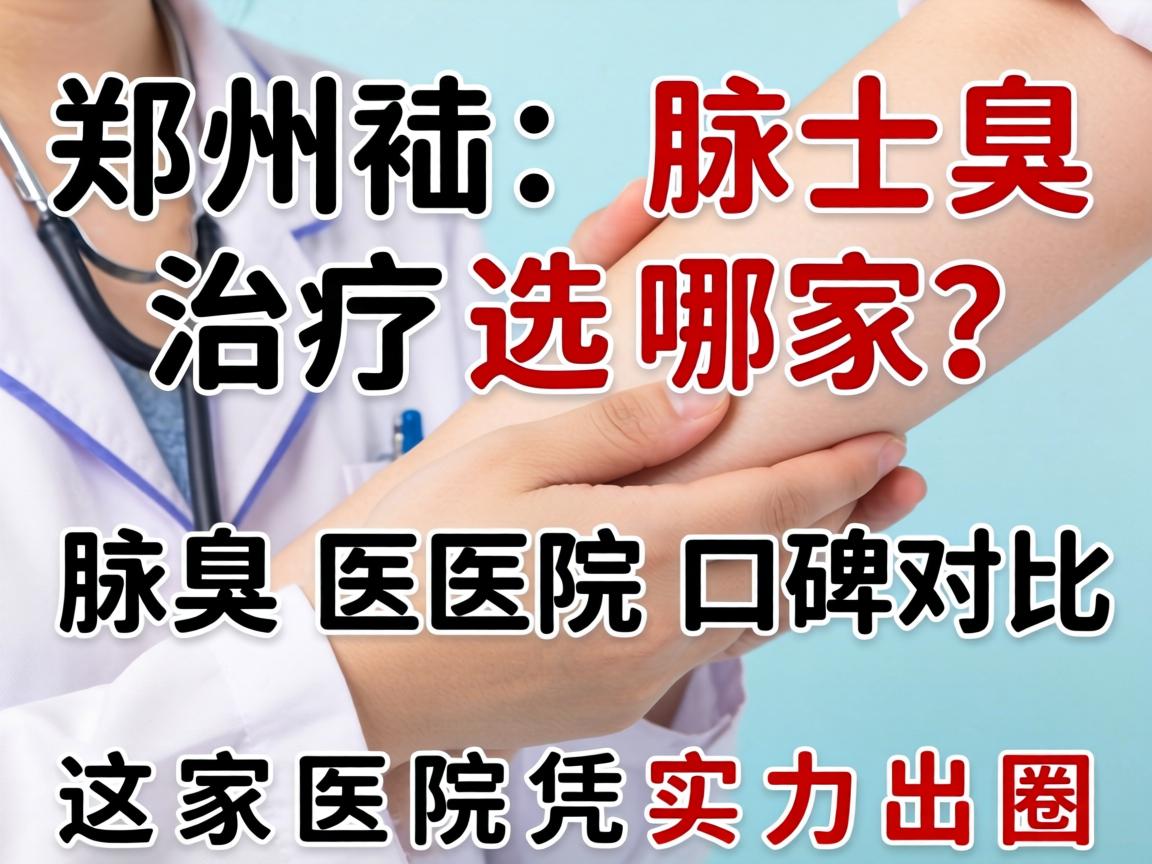 郑州腋臭治疗选哪家？腋臭医院口碑对比，这家医院凭实力出圈
