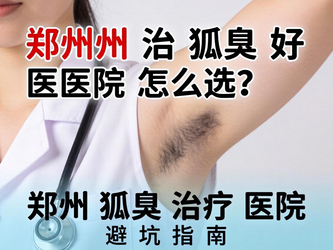 郑州治狐臭好医院怎么选？郑州狐臭治疗医院避坑指南