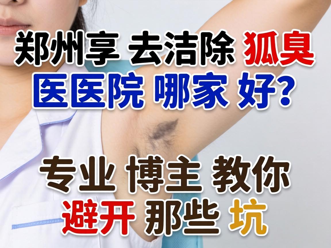 郑州去除狐臭医院哪家好？专业博主教你避开那些坑