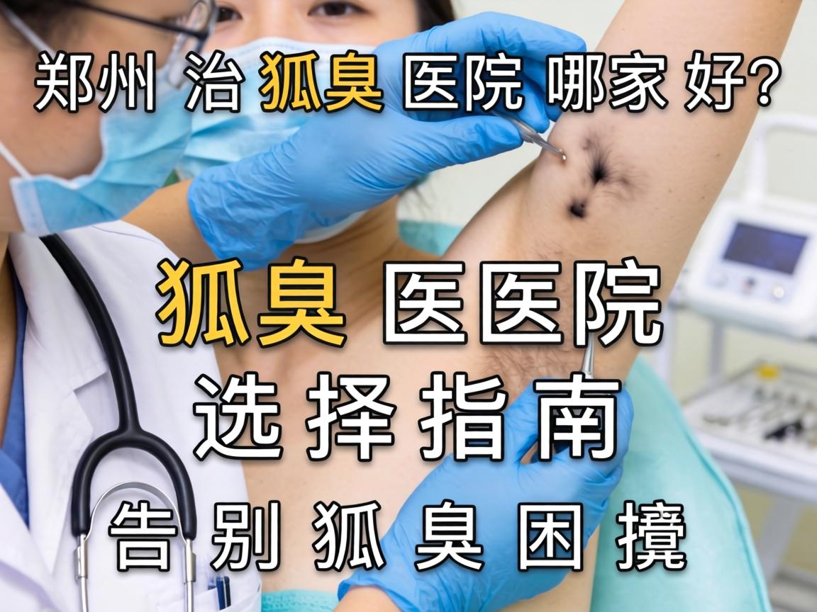 郑州治狐臭医院哪家好？狐臭医院选择指南，告别狐臭困扰