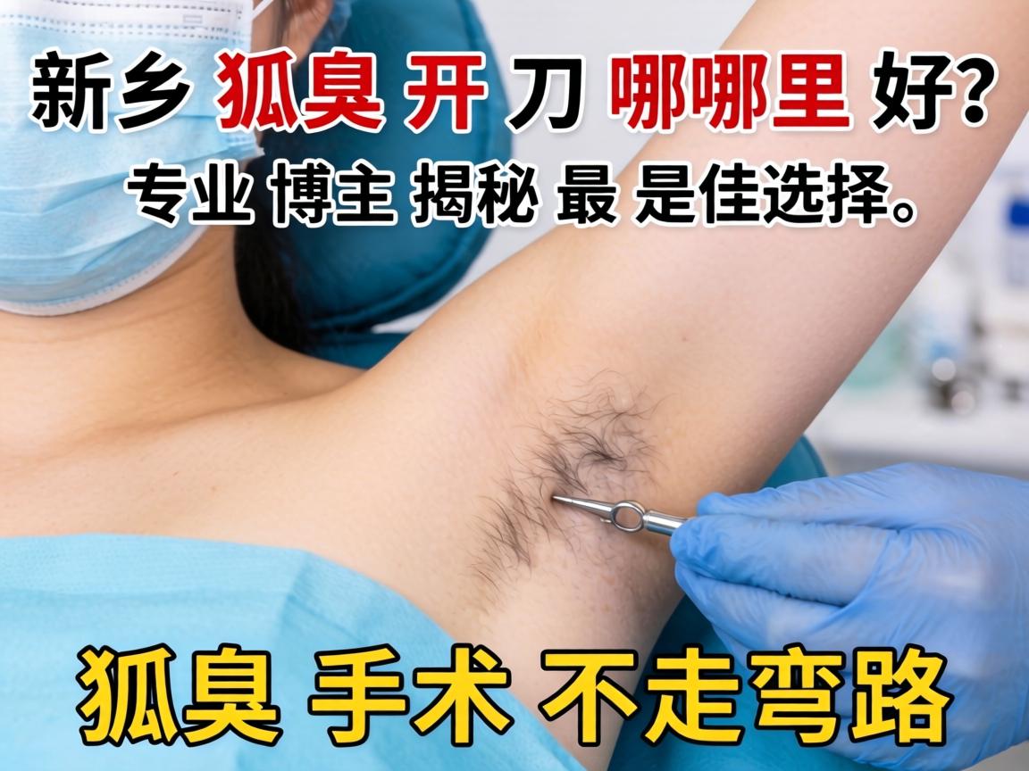 新乡狐臭开刀哪里好？专业博主揭秘最佳选择，狐臭手术不走弯路