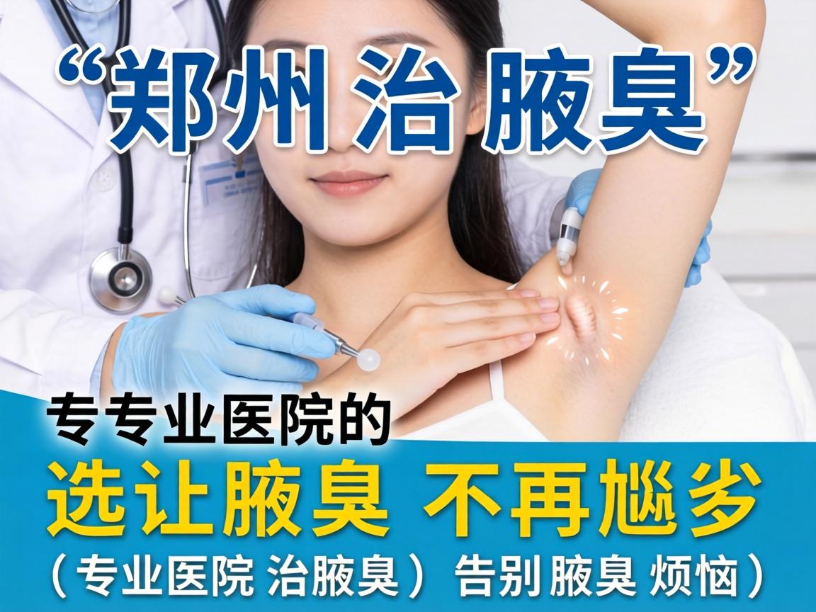 郑州治腋臭，专业医院的选择让腋臭不再尴尬（专业医院治腋臭，告别腋臭烦恼）