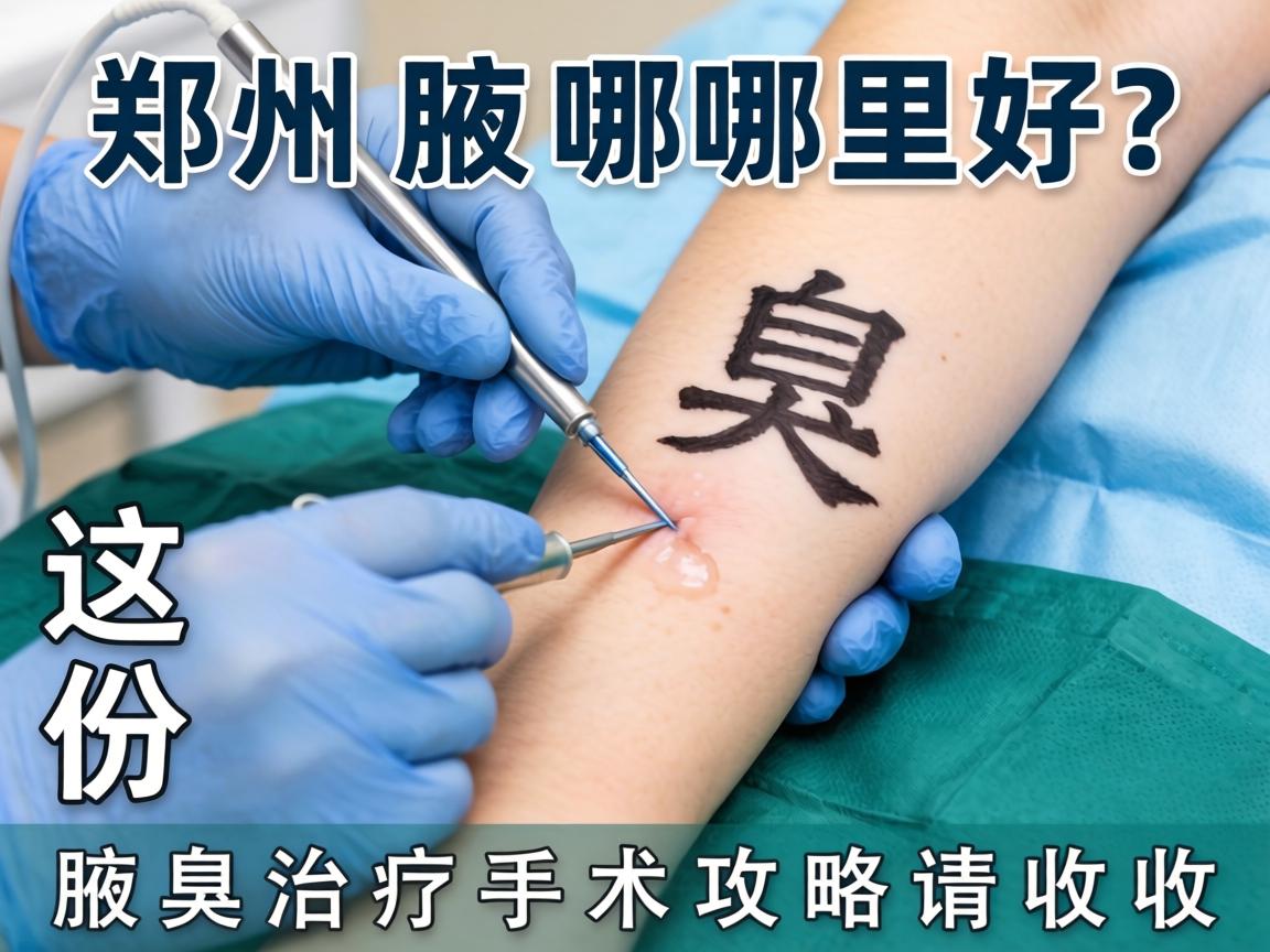 郑州腋臭手术哪里好？这份腋臭治疗手术攻略请收好