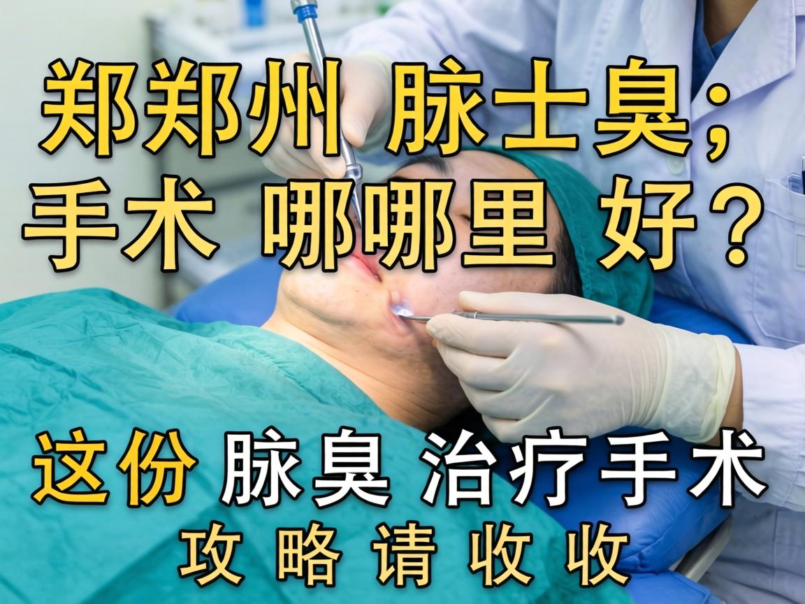 郑州腋臭手术哪里好？这份腋臭治疗手术攻略请收好