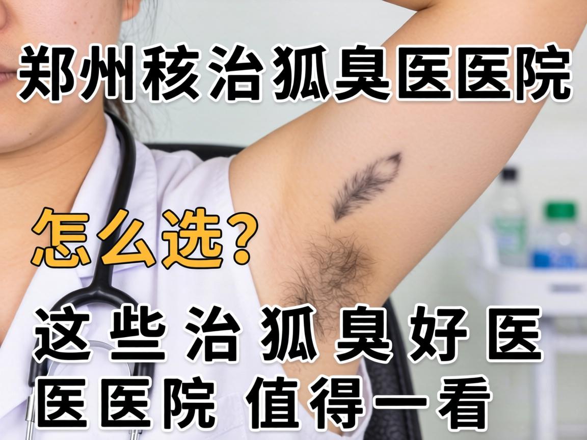 郑州治狐臭医院怎么选？这些治狐臭好医院值得一看