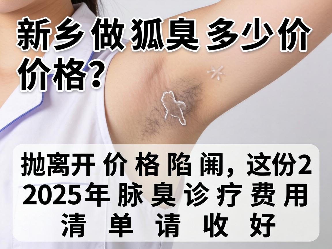 新乡做狐臭多少价格？抛开价格陷阱，这份2025年腋臭诊疗费用清单请收好