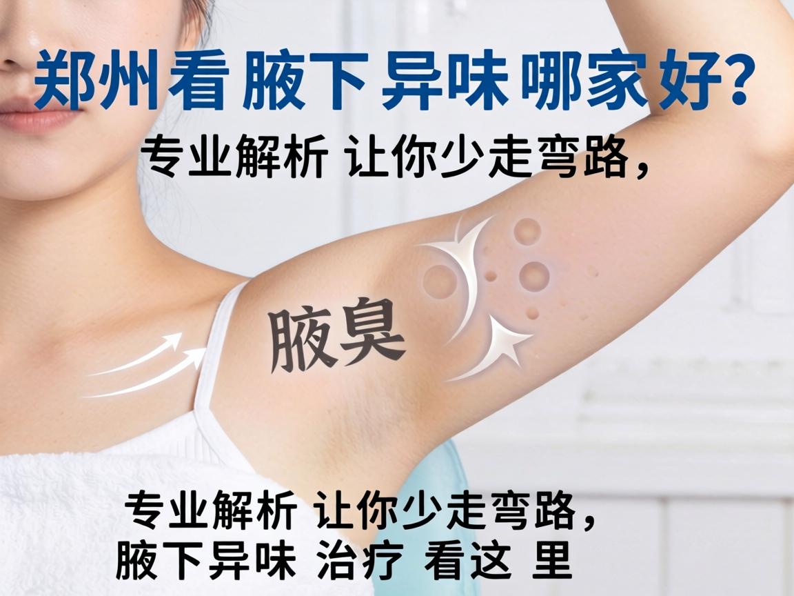 郑州看腋下异味哪家好？专业解析让你少走弯路，腋下异味治疗看这里