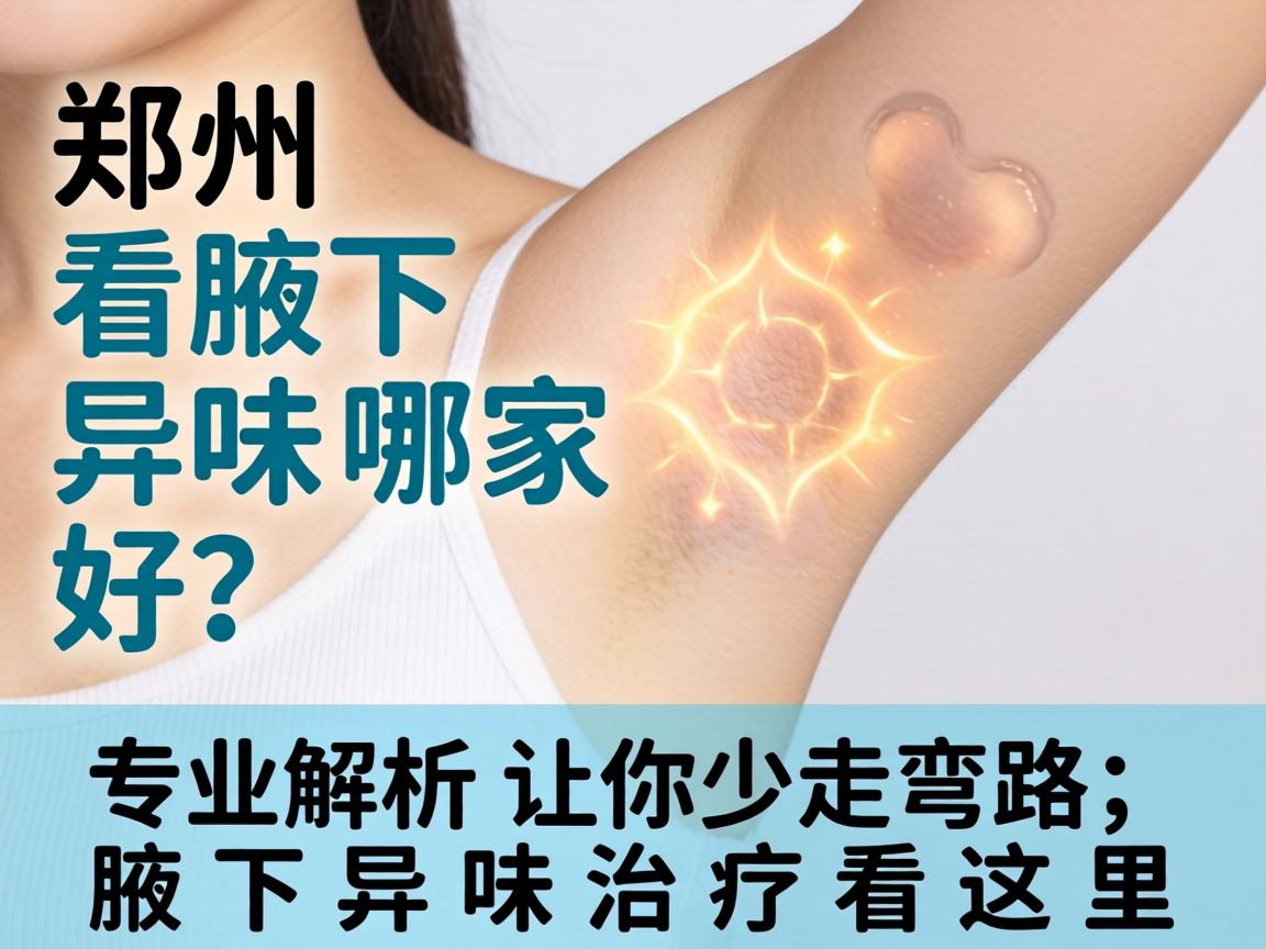 郑州看腋下异味哪家好？专业解析让你少走弯路，腋下异味治疗看这里