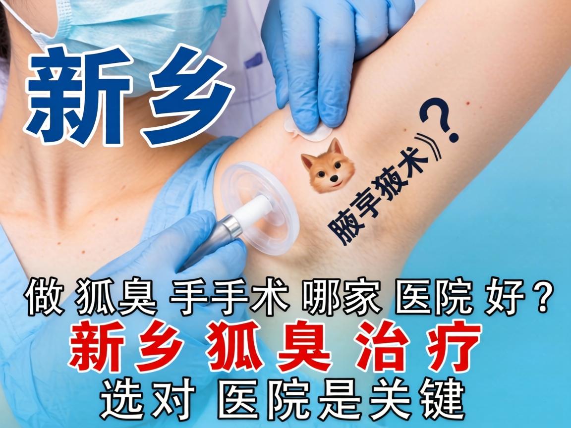 新乡做狐臭手术哪家医院好？新乡狐臭治疗选对医院是关键
