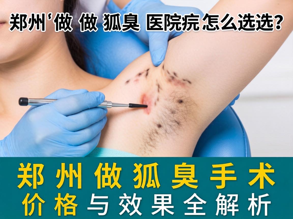 郑州做狐臭医院怎么选？郑州做狐臭手术价格与效果全解析