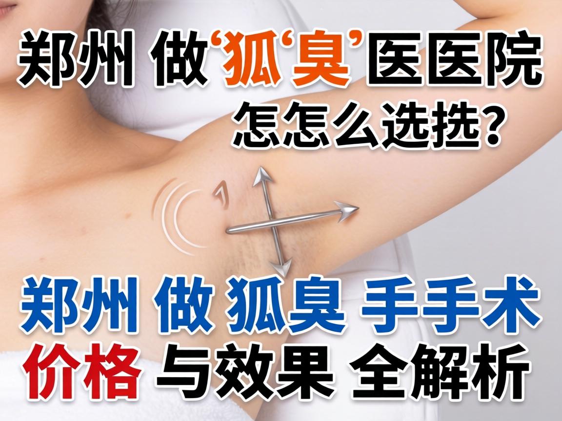 郑州做狐臭医院怎么选？郑州做狐臭手术价格与效果全解析