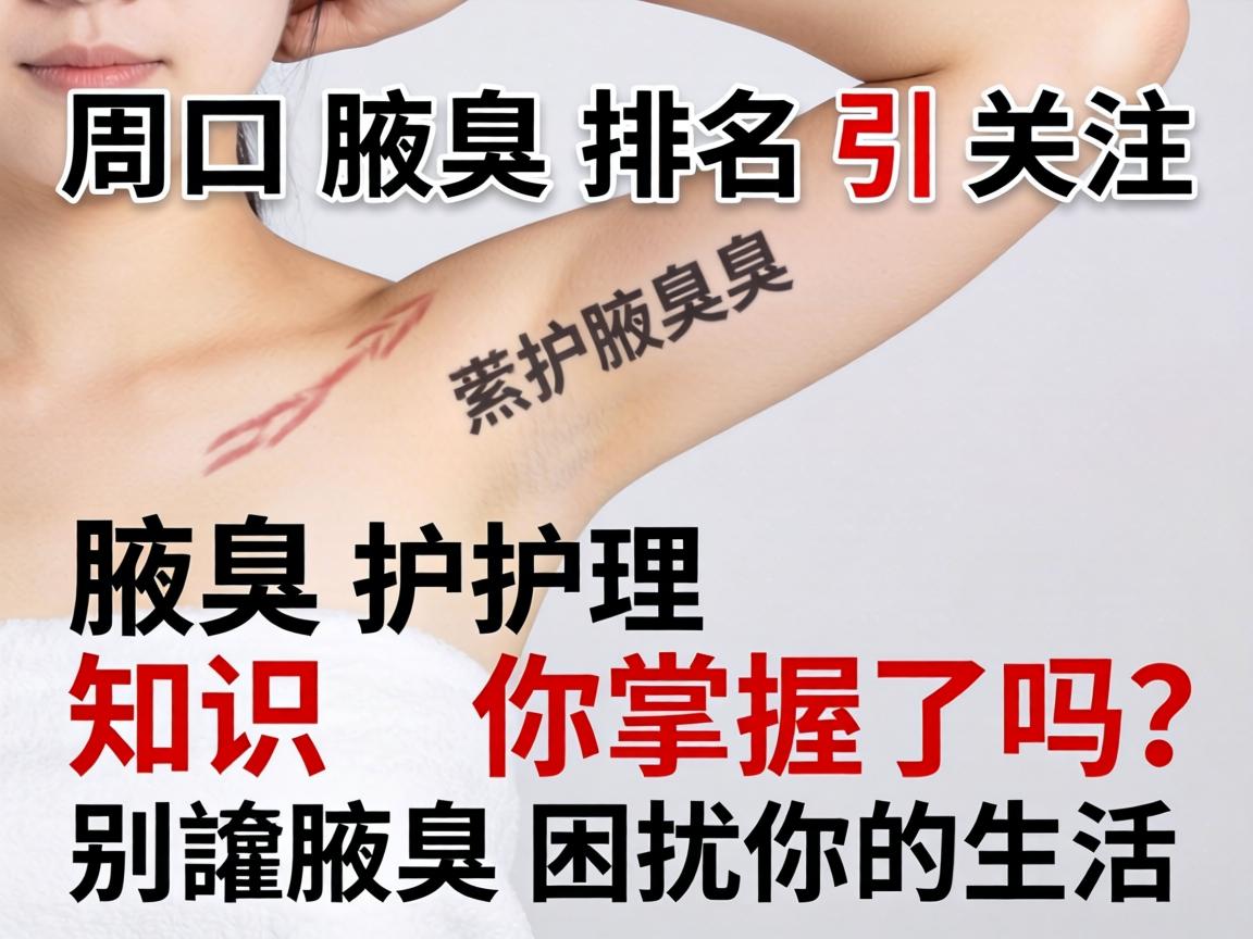 周口腋臭排名引关注，腋臭护理知识你掌握了吗？别让腋臭困扰你的生活