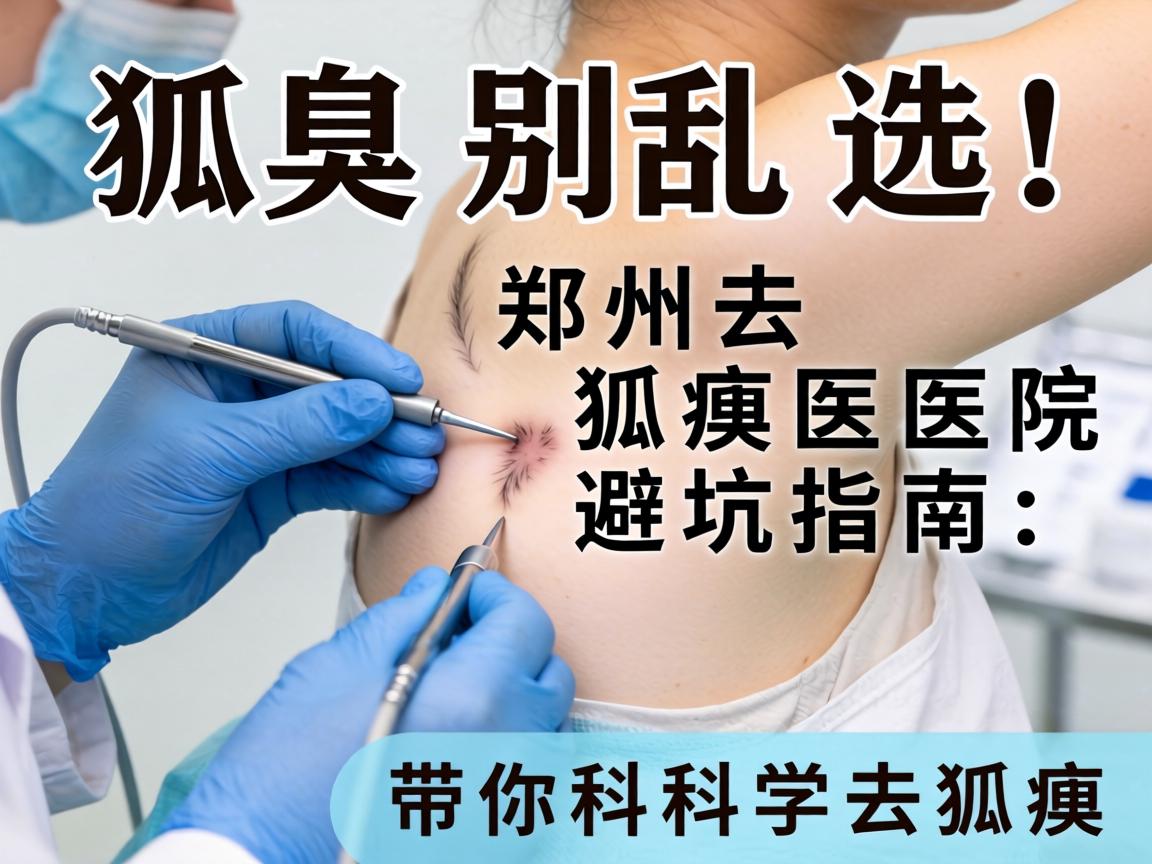 狐臭手术别乱选！郑州去狐臭医院避坑指南，带你科学去狐臭