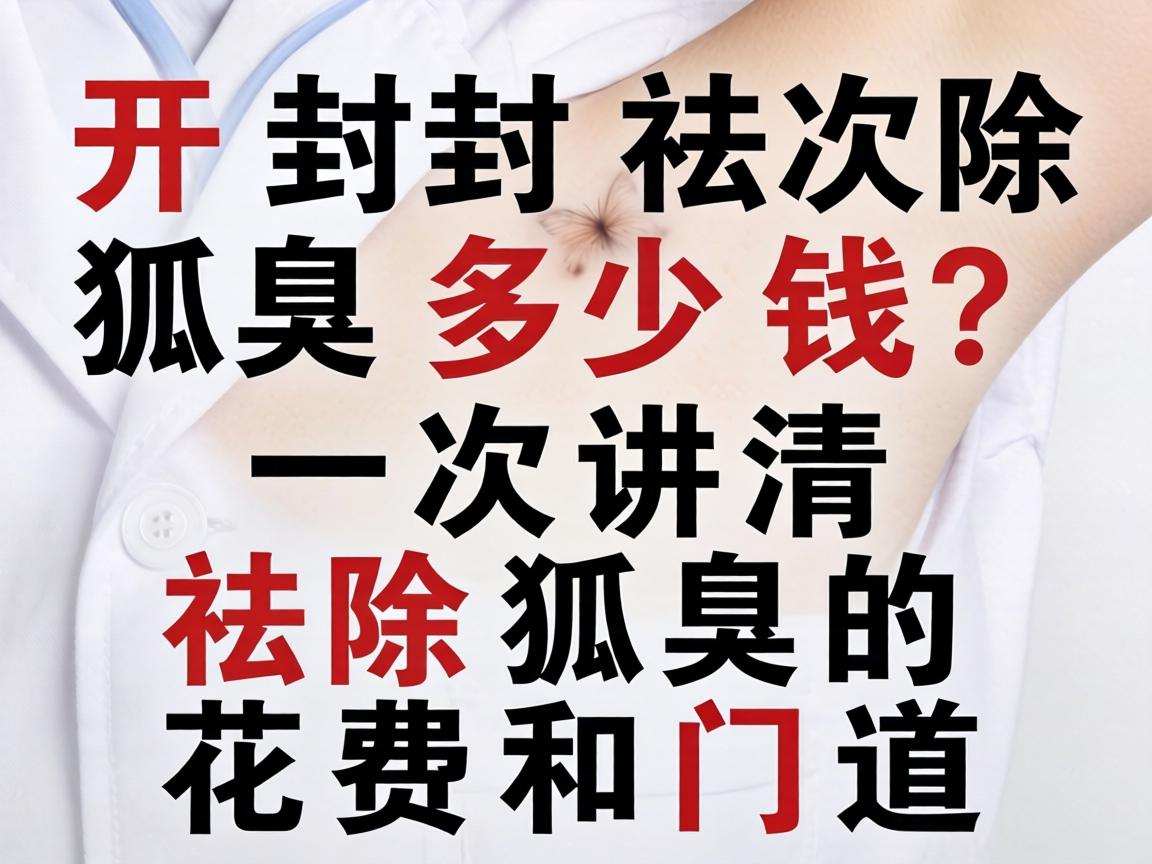 开封祛除狐臭多少钱？一次讲清祛除狐臭的花费和门道