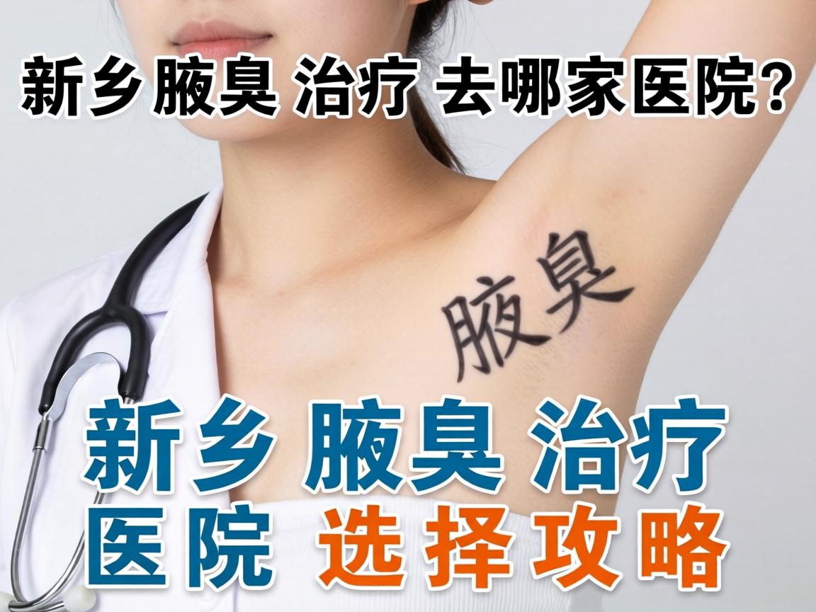 新乡腋臭治疗去哪家医院？新乡腋臭治疗医院选择攻略