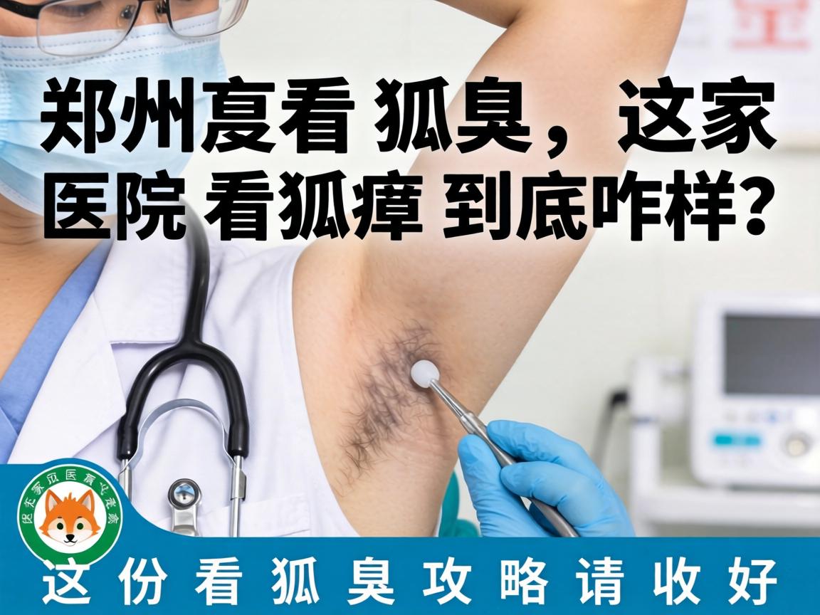 郑州看狐臭，这家医院看狐臭到底咋样？这份看狐臭攻略请收好