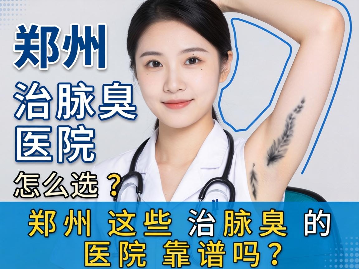 郑州治腋臭医院怎么选？郑州这些治腋臭的医院靠谱吗？