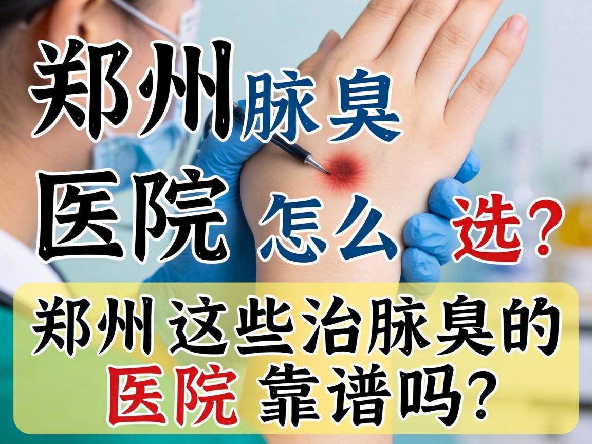 郑州治腋臭医院怎么选？郑州这些治腋臭的医院靠谱吗？