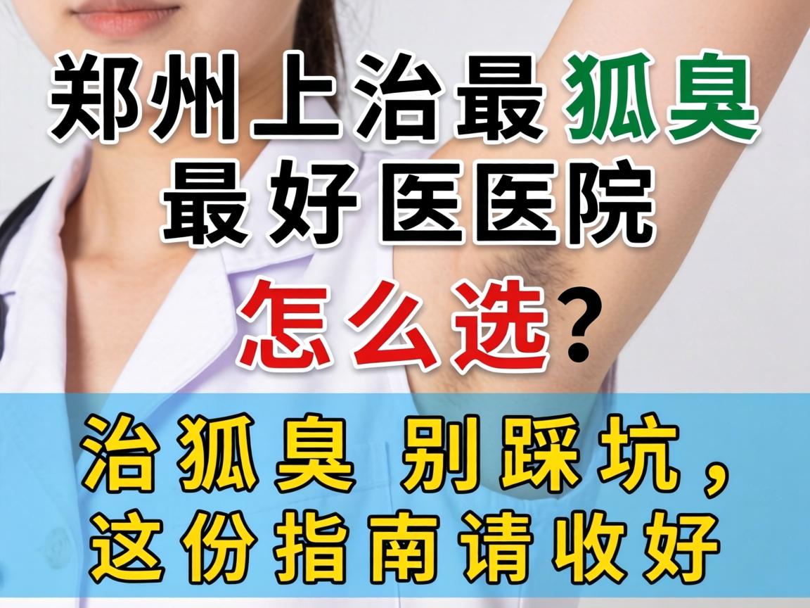 郑州治狐臭最好医院怎么选？治狐臭别踩坑，这份指南请收好
