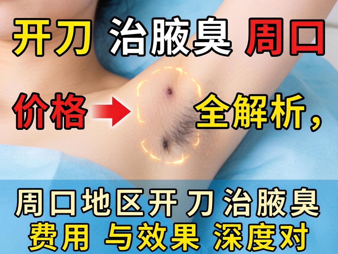 开刀治腋臭周口价格全解析，周口地区开刀治腋臭费用与效果深度对比