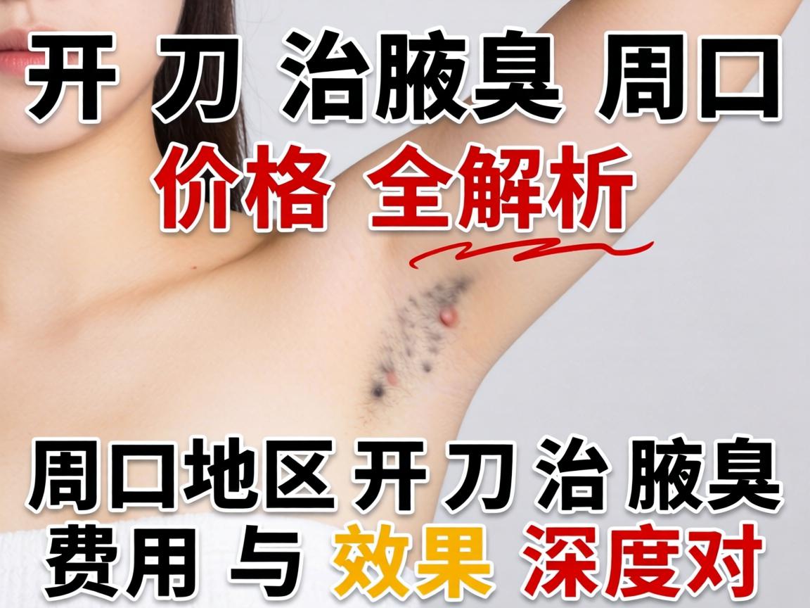 开刀治腋臭周口价格全解析，周口地区开刀治腋臭费用与效果深度对比